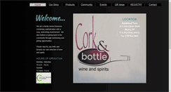 Desktop Screenshot of corkandbottle.biz